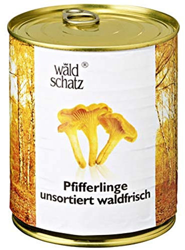 Waldschatz Pfifferlinge unsortiert waldfrisch 850 ml Dose