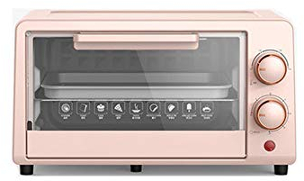 FRYH Small Multifunctional Desktop Oven With Independent Temperature And Time Control Design, Suitable For Baking And Grilling,Pink
