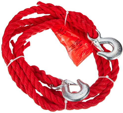 D&W Abschleppseil 17,5mm x 4m 3500kg Rot