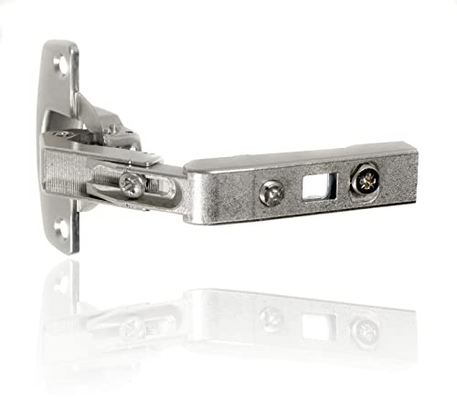 SPARES2GO Corner Cabinet Folding Door Hinge Without self Closing Compatible with Hettich Nickel Opening Angle 50/65 Degree (Intermat 9930) 9090110