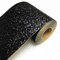 DHHOUSE Black Chunky Glitter Wallpaper Border,Peel and Stick Glitter Wall Border (13cm x 5 Meters, Black)