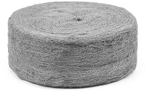 Storystore Steel Wool Mice Control, 20 FT Stainless Steel Wool Fill Fabric Roll, Gap Blocker Coarse Wire Hardware Cloth DIY Kit for Holes, Wall, Garden, Kitchen, Pipeline in Garage