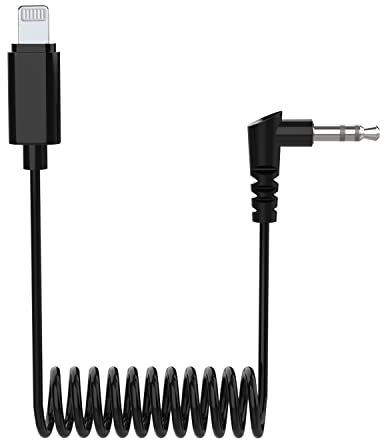 Cavo Audio Hollyland, Cavo Adattatore TRS da 3,5 mm Compatibile con iPad E iPhone 2021/2020/2019/2018/2017, Cavo per Microfono Lavalier Wireless Hollyland Lark M1/Lark 150