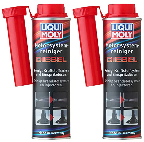 Liqui Moly 2X Motor System Reiniger Diesel 300ml | entfernt Ablagerungen & gewährleistet geringeren Kraftstoffverbrauch | Kraftstoff Additiv für Diesel-Motoren I 2X 300ml
