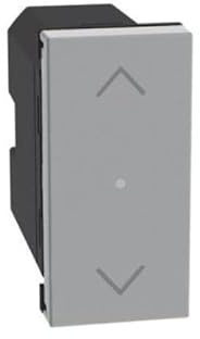 BTICINO Interruttore Tapparella Wireless MatixGO JG4027CWI, Interruttore WiFi con Batteria, Controllo da Remoto App Home+Control, Funziona con Alexa, Google Home, Apple Home, Automazioni, Smart Home