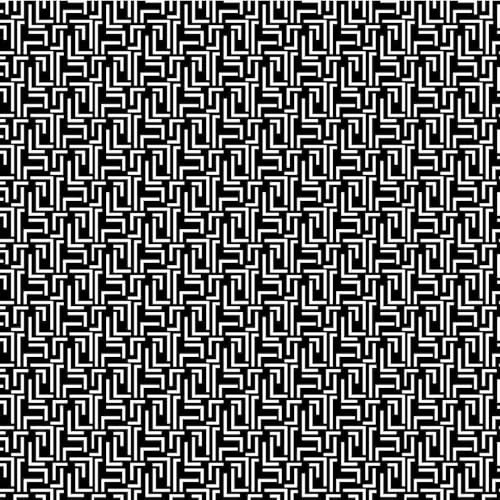 Jersey, Punta di Roma, Travel, Schwarz Weiß geometrisch Meterware, 50 cm