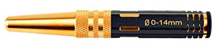 0–14 mm Lochöffner für W/Anti-Rutsch-Griff, Erweiterungslocher, Reibbohrer, Werkzeug für Modell Conne 0–14 mm, Reibahle, Lochöffner, Autos, Erweiterungslocher