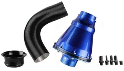 Manguera De Admisión Filtro Aire Universal Para Coche, 76mm, Cabezal Seta, Fuelle Entrada Energía Aire, Filtro 3 Pulgadas, Limpiador Tuberías Entrada Frío Para Coche SUV Filtro De Entrada De Aire(Azul