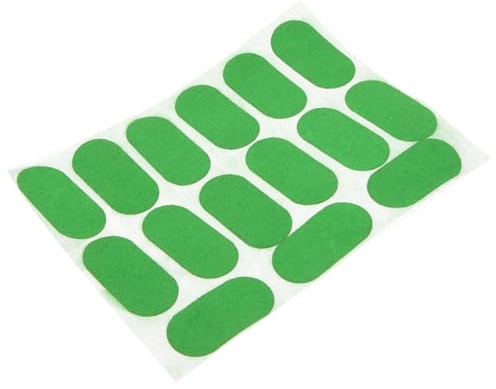 VANZACK Billardtisch Aufkleber Markierungsflicken Selbstklebend Reparaturflicken PVC Material Oval Zubehör für Billardtische und Tischtennisplatten Pool Spiel Zubehör