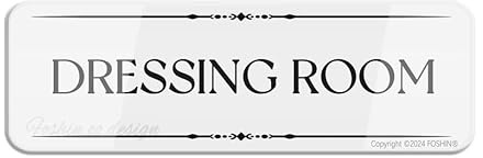 Acrylic Sign - Acrylic Sign Dressing Room Wall Or Door Signlong Lasting With Double Sided Tape In The Back - 8x3 inch