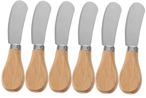 IMIKEYA Set di 6 frese e spatole per formaggio e acciaio inox fette affettatrice formaggio