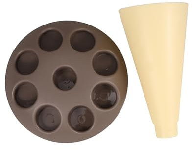 PHENOFICE Piping Bag Holder Stand for Cake Decorating Adjustable Nozzle Rack with 4 Tip Slots Baking Accessories for Pastry Bags for Home Bakers
