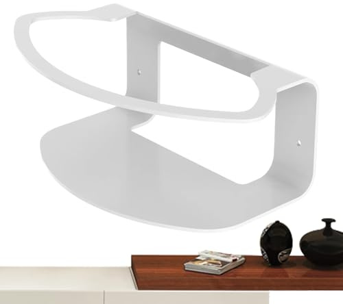 WLAN-Router- , Wandhalterung, Router, 17,2 x 12 x 8 cm, robust, platzsparend, Organizer für Zuhause, Schule, Büro, Setups, Kabelboxen, Netzwerkgeräte, Wohnzimmer