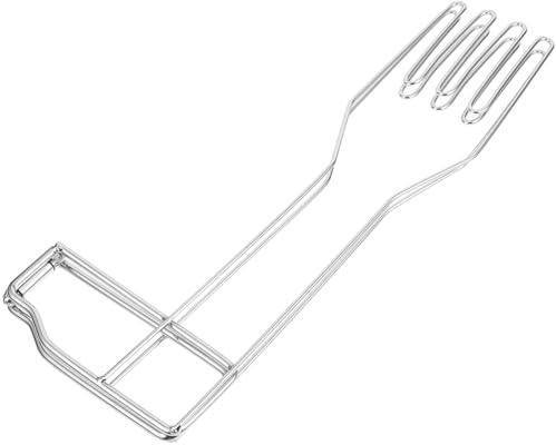 VALICLUD Kitchen Glove Holder Glove Drying Rack Foldable Silver-Plated Frame and Drainage