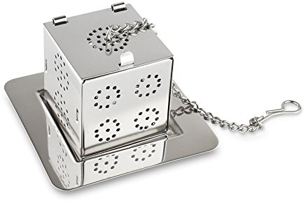 Café Olé Infuseur à Thé en Acier Inoxydable, 5,5 x 5,5 x 3,7 cm