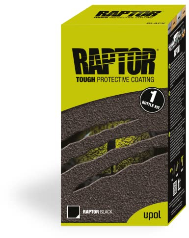 UPOL Raptor schwarz Pick Up Transportflächen Fahrzeug Beschichtung schwarz 948ml inkl. Härter (948ml + Härter)