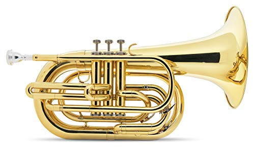 Classic Cantabile MB-33 Marching Bariton - Stimmung: Bb, Material: Messing - inkl. Hartschalenkoffer und Mundstück