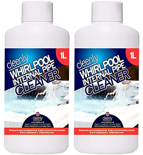 Cleenly Whirlpool Internal Pipe Cleaner - Removes Dirt, Grime,Oil & Odours from Hot Tub, Spa and Pool Pipework (2 Litres)