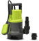 VEATON Electric Submersible Water Pump 400W 13000L/H, with Float Switch and Hose Connector, Drain Clean Water from Garden Pond Swimming Pool Hot Tub Spa Rain Barrel