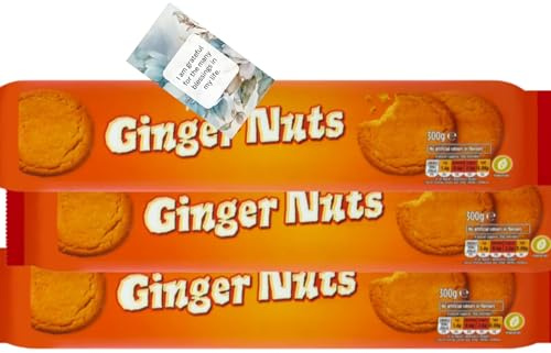 Biscuits Bundle With Ginger Nuts Biscuit Treats 300g (3 Pack) – By Oerich Gift