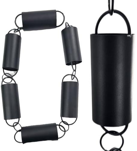 Raccoglitori di pioggia, Catena for la pioggia Catene for da esterno Raccoglitore di acqua piovana Finitura in alluminio(1m(3.2ft))
