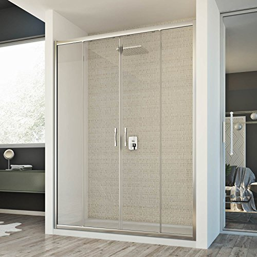Idralite Duschtür Young 2 Türen 160CM H198 Klarglas