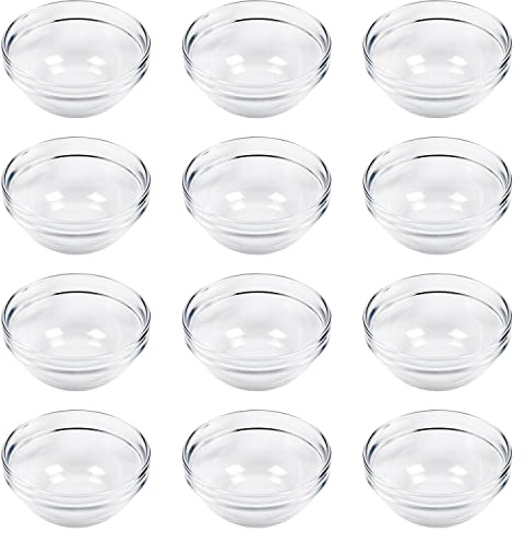 Luminarc Empilable Dipp-Schälchen, Glas, stapelbar, Ø 6 cm, klar (12 Stück)