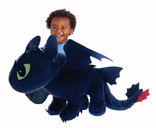 DREAM WORKS  OHNE ZAHN PLÜSCHTIERca. 1 METER XXXXXL 100 CM DRACHENZäMEN LEICHT GEMACHT 2 PLUSH