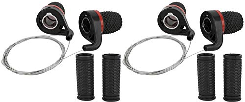 VGEBY 2 Paar Speed Shifter Griff, Bike Gangschaltung Fahrrad Twist Grip Schalthebel Bike Cycle Speed Hebel Bike Shifter Griff Schaltgetriebe Fahrräder Und Ersatzteile