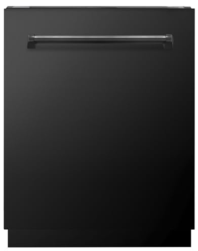 24 Top Control Tall Tub Dishwasher in Custom Panel Ready with Stainless Steel Tub and 3rd Rack (DWV-24) (Black Stainless Steel)