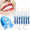 Kit de Blanqueamiento Dental Gel Blanqueador Profesional, Para Manchas de Humo, Dientes Negros, Amarillos-10x3ML Gel, 1x Luz LED, 2x Bandeja Dental