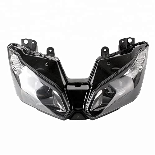 Motorcycle Front Headlight Headlamp Assembly Fit for Kawasaki ZX-6R NINJA 2013 2014 2015 2016 2017 2018 ninja Motorbike Headlight Front Head Lamp Clear