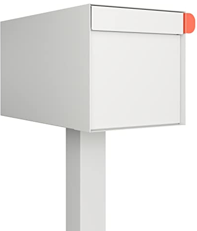 Briefkasten Design Standbriefkasten Americano Weiß - Bravios