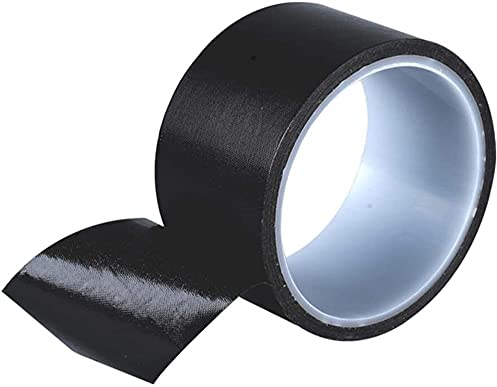 HTian Schwarzes Teflonband, PTFE-Film-Hochtemperatur-beständiges Band-Vakuum-Sealer-Maschinenband-Verschleißschutz Korrosionsbeständiges Isolierband, 0,18 mm Dicke (Size : 50mm widex 10 m Long)