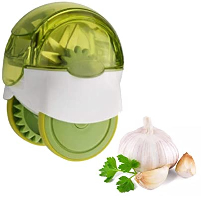1PC Manual Garlic Chopper Roller Cutter Garlic Press Vegetable Fruit Mincer Garlic Ginger Chili Masher Household Kitchen Tool