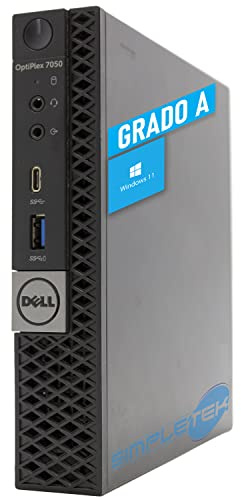 Micro PC de bureau DELL OptiPlex 7050 | Core i7 4,20 GHz Windows 11 Pro | 16 Go RAM 256 Go SSD | USB Type-C HDMI ordinateur fixe d'entreprise