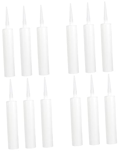 Ciieeo 12 Stk Leerer Schlauch Nachfüllbare Kartusche Abdichten Wiederverwendbares Leeres Dichtungsrohr Gummidichtungsschlauch Restaurator-tool Leimtuben Klebstoff Keramikfliesen Plastik