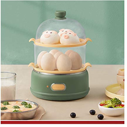 Electric Egg Cooker Egg Boiler, Household Double-layer Multi-function Egg Steamer Small Automatic Egg Breakfast Artifact Electric Egg Boiler