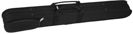 JISADER Scatola per arco Borsa per arco Accessorio per strumenti antipioggia Arco per contrabbasso verticale Custodia per arco per contrabbasso per spettacoli, Nero