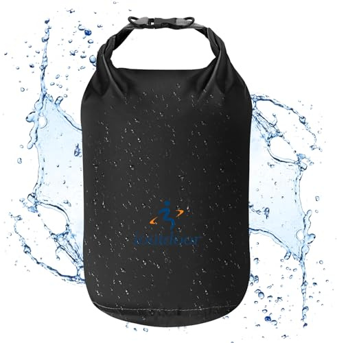 ioutdoor Dry Bag 2L/5L/10L/20L/40L/70L wasserdichte Tasche | Ultra-Light Trockensack Wasserdicht, Abriebfest, Reißfest, für Kajakfahren, Strand, Schwimmen, Camping, Wandern Reisen