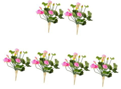 FUNOMOCYA 3 Sets Realistischer Gefälschter Blumenstiel Lebensechte Künstliche Blumenarrangements Wohnkultur Reben Hochzeit Tischdekoration Für 2 Stück * 3