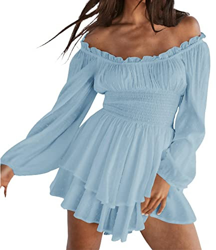 GFPGNDFHG Damen Weihnachtskleid Piratenkostüm Karneval Piratin Dornröschen Kostüm Weißes Kleid Kurz Sommerkleid Pirat
