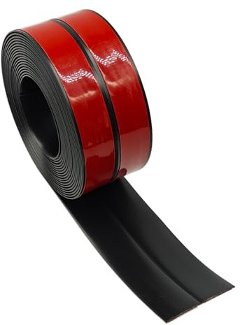 ZZLQIAN Plinthe Souple autocollante,Moulure de finition,3m 20x20 mm,Ruban d'étanchéité PVC, Flexible Etanche Décoratif pour Baignoire, Salle de Bain, Cuisine, Anti-moisissure,Calfeutrage,Noir