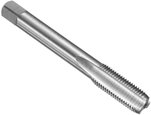 sourcing map Taraud inférieur à main 3/8-24 UNF 2B Filetage de style tarauds de filetage en acier rapide HSS6542 Flûtes droites Outil de taraudage à vis
