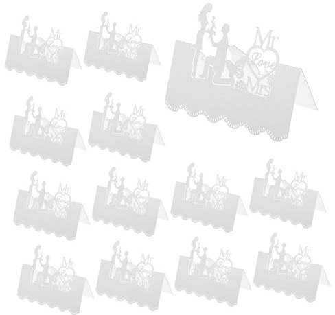 SHINEOFI 100piezas Tarjetas De Lugar Para Bodas Elegantes Tarjetas De Papel Nombre y Número Para Mesas Forma De Carpa Para Banquetes Recepciones y Fiestas Temáticas Clásicas y Modernas