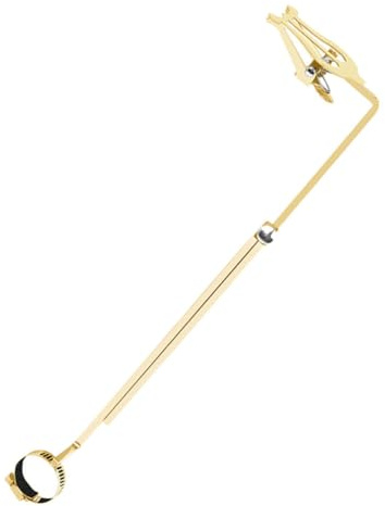 Beaupretty Tragbarer Flötenschellenhalter aus Robustem Eisen Leichter Notenklammer mit Festem Griff für Querflöte Einfach zu Bedienen für Musiker Aller Niveaus Flötenzubehör