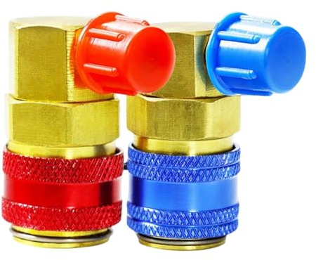 Ihdjasg Adaptateur d'embrayage de climatisation | Système de raccord rapide de climatisation | Adaptateur de conversion Accessoires de précision pour climatiseurs débutants amateurs