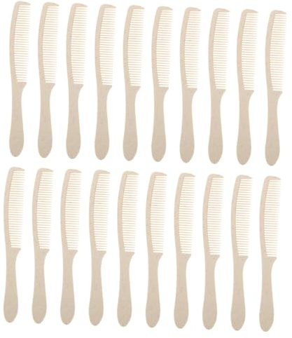 Anneome 50 Peines Desechables Con Funda Individual Para Pelo Portátiles Y Prácticos Peines De Plástico Para Cuidado Y Corte Ideal Para Viajes Y Uso Diario