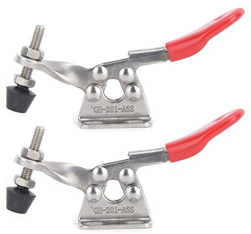 Morsetto a levetta Acciaio inossidabile Dispositivo di saldatura a sgancio rapido Utensile manuale di serraggio resistente di 27 kg per la lavorazione dei metalli Lavorazione del