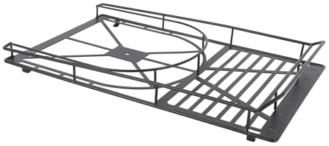 Yinhing RC Car Roof Luggage Rack Metal Stylish Look Roof Luggage Carrier Tray Compatible with Axial SCX6 /6 RC Car for Enhanced Outdoor Adventures and Cus Tomization Fun